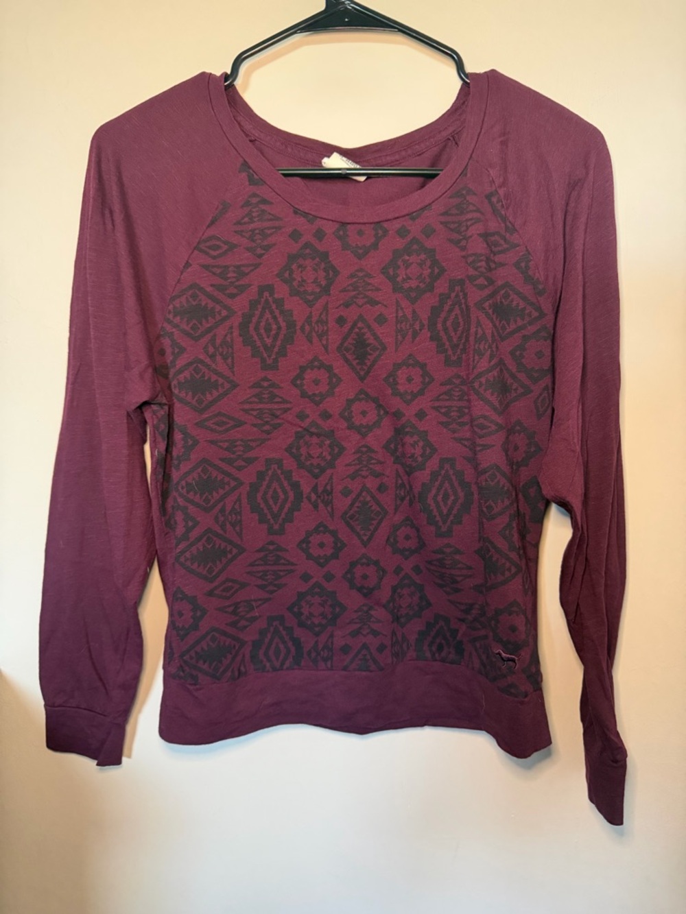 PINK Victoria's Secret Aztec Print Long-Sleeve